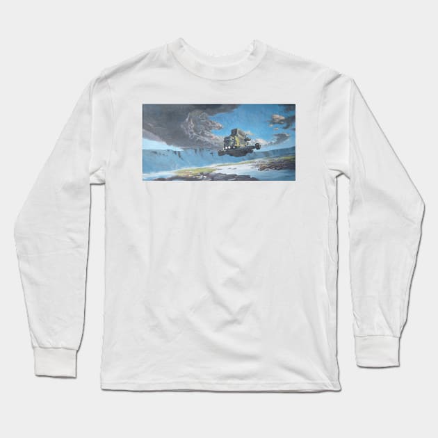 The Transport Ship Long Sleeve T-Shirt by Kavatar